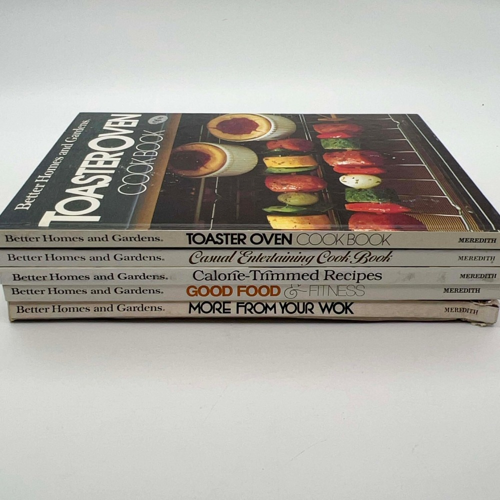 Vintage Better Homes & Gardens 1980s Cookbook Collection 5 volumes